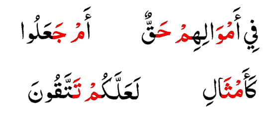 Contoh idzhar syafawi beserta surat dan ayatnya